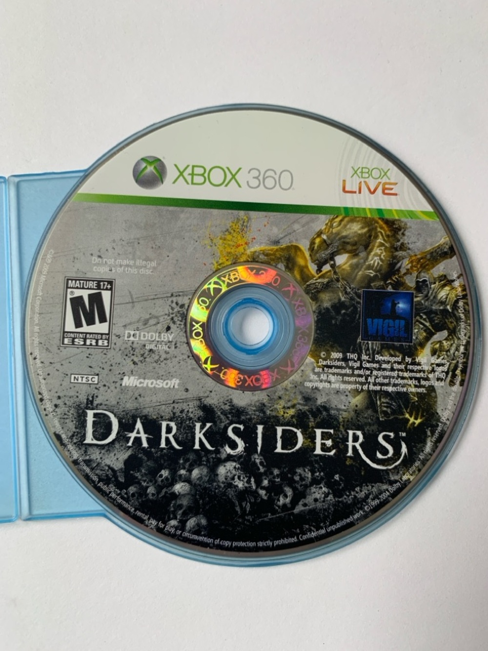 Darksiders Xbox 360 Video Game Disc Only